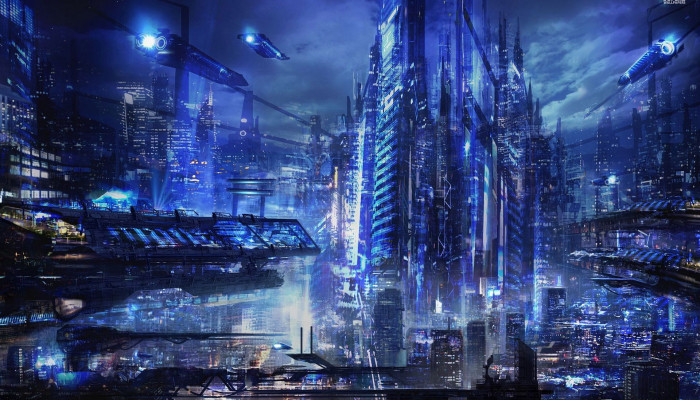 Technology City Wallpaper