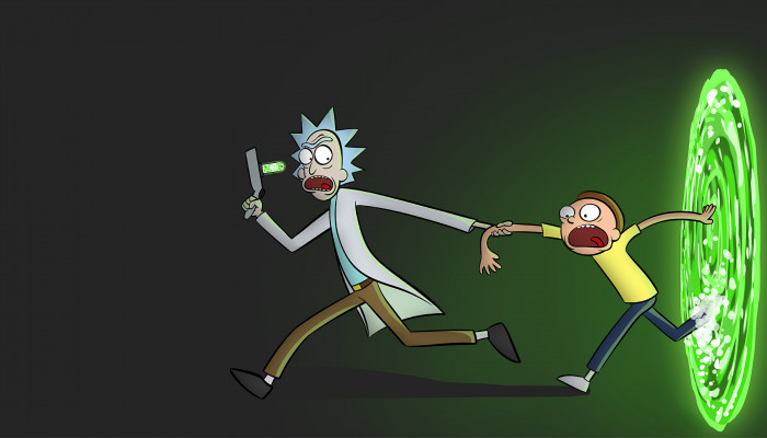 Rick and Morty Portal Wallpaper