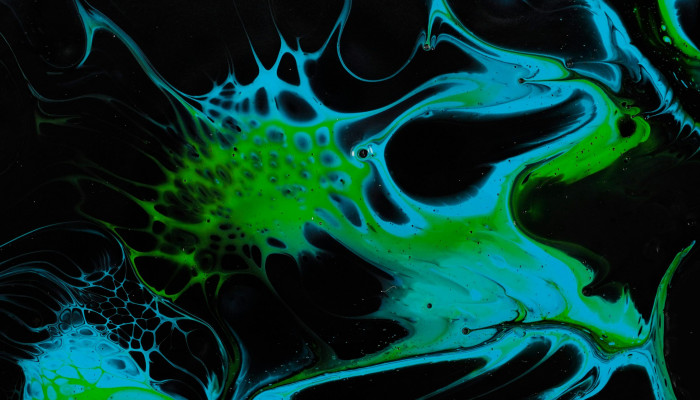 Blue Green Black Wallpaper