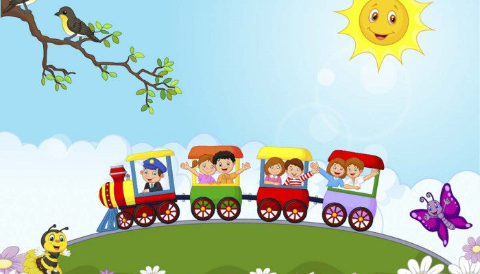 Cartoon Train Wallpaper