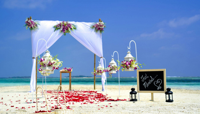 Beach Wedding Wallpaper