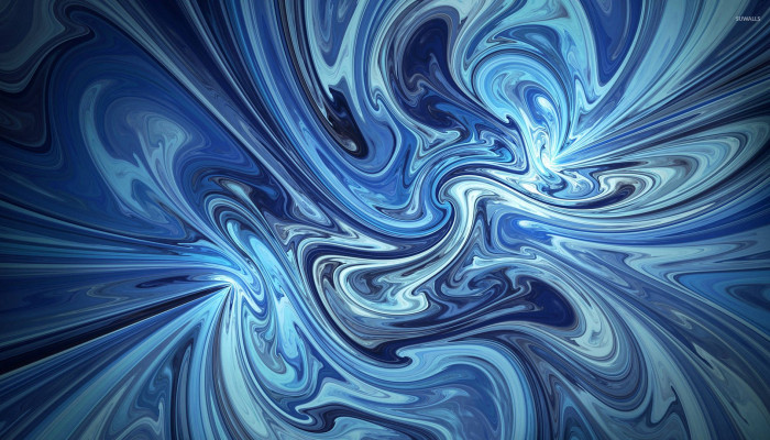 Blue Paint Wallpaper