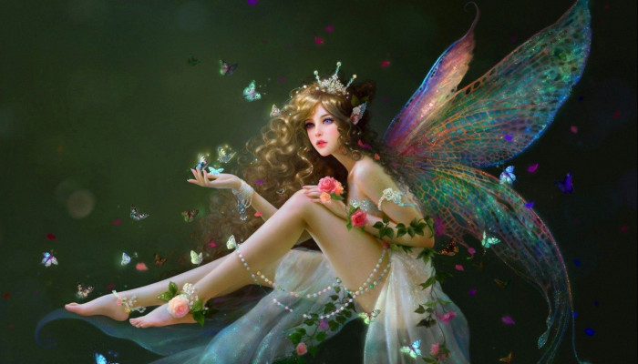 Butterfly Fairy Wallpaper