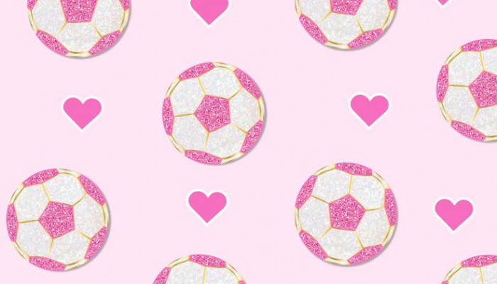 Pink Soccer Wallpaper