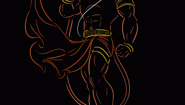 Hanuman AMOLED Wallpaper