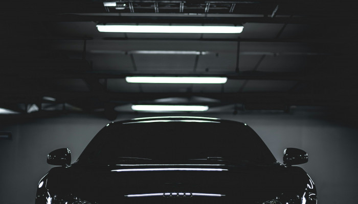 Dark Black Car Wallpaper