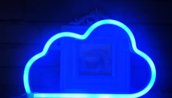 Blue LED Lights Wallpaper
