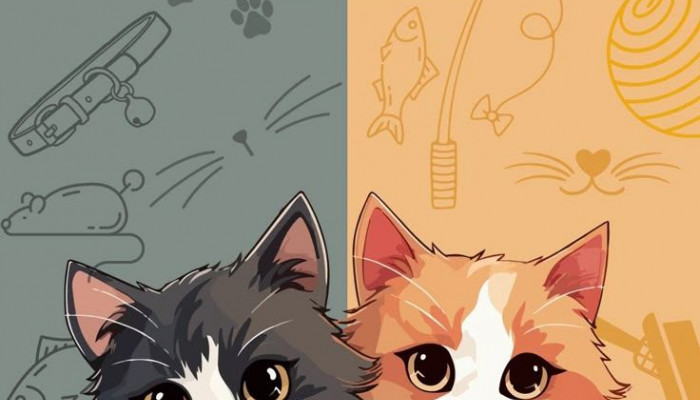 Cute Anime Cat Wallpaper