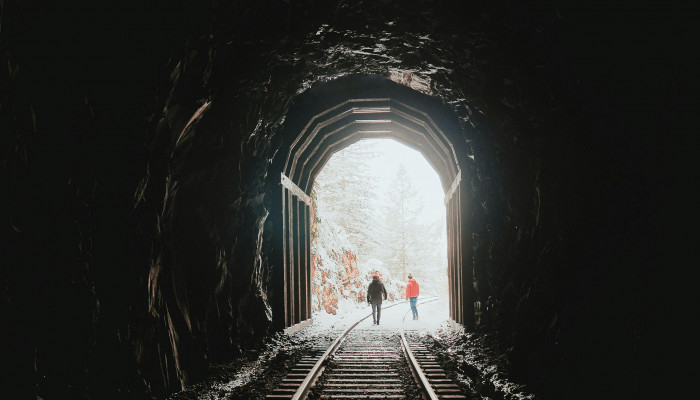 Train Tunnel Wallpaper