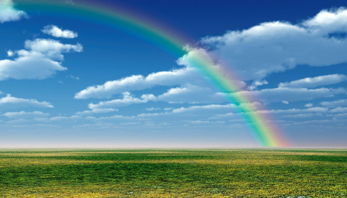 Natural Rainbow Wallpaper