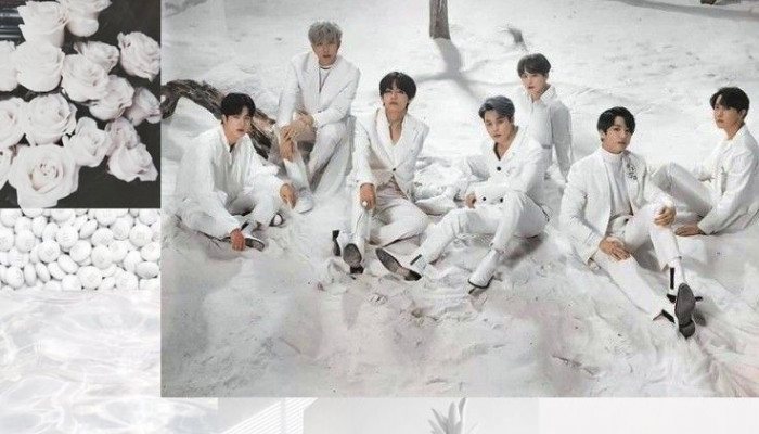 BTS White Wallpaper