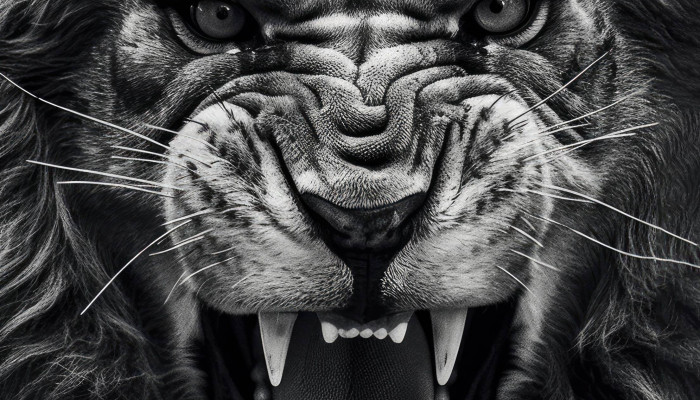 Fierce Lion Wallpaper
