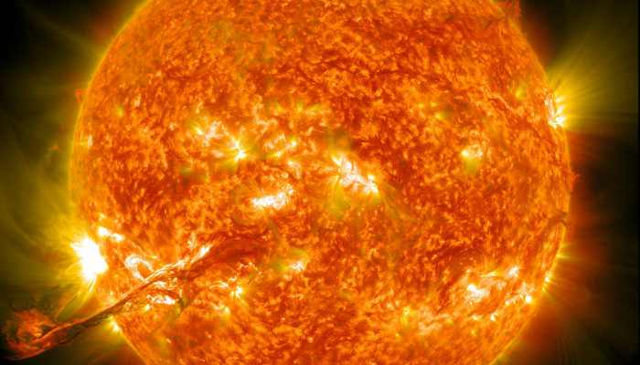 Sun in Space Wallpaper