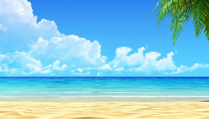 Dual Monitor Beach Wallpaper
