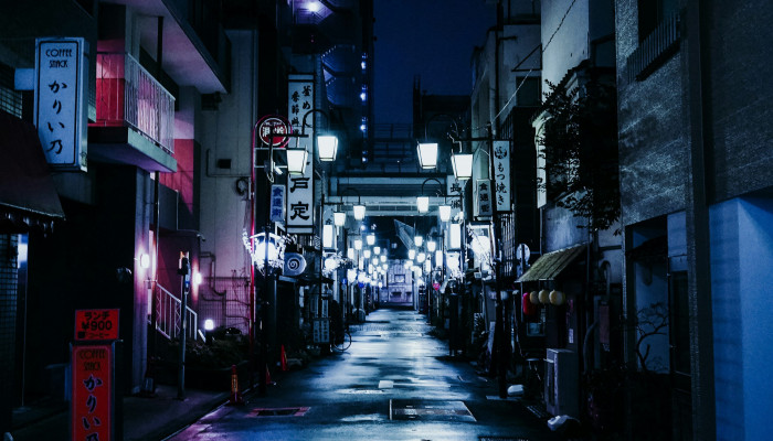 Tokyo Night Aesthetic Wallpaper
