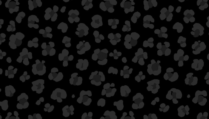 Black Leopard Print Wallpaper