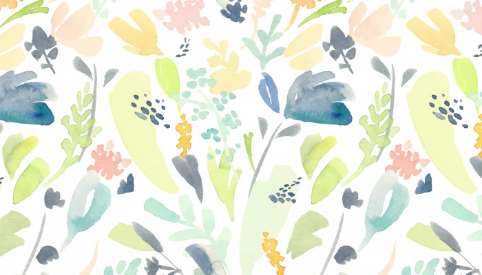 Watercolor Flowers Wallpaper