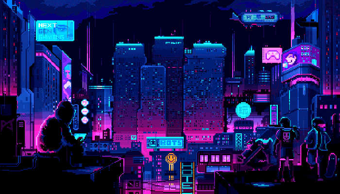 Retro Pixel Wallpaper