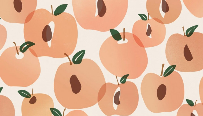 Cute Peach Wallpaper