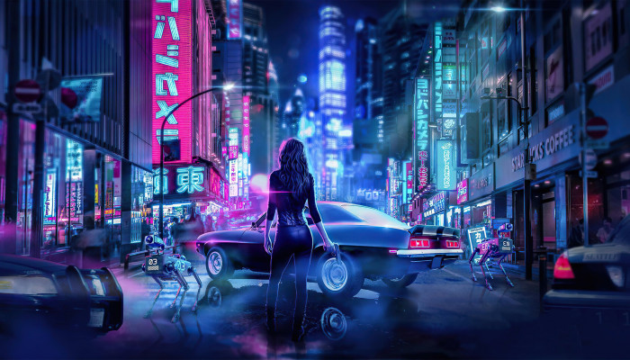 Cyber Tokyo Wallpaper