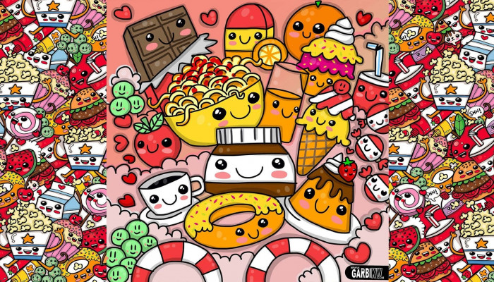 Food Doodle Wallpaper
