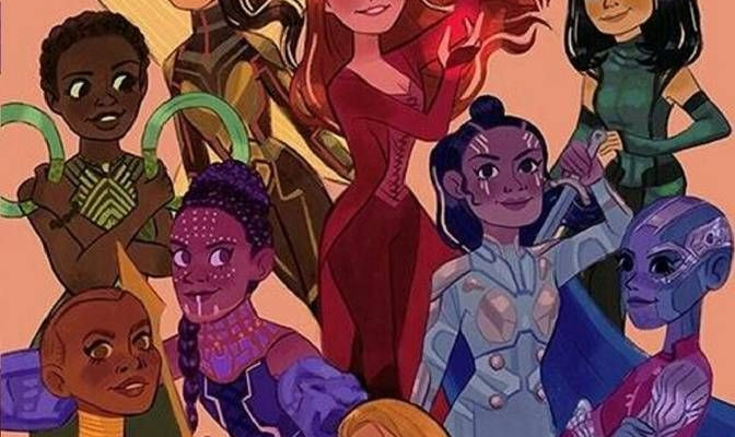 Female Avengers Wallpaper