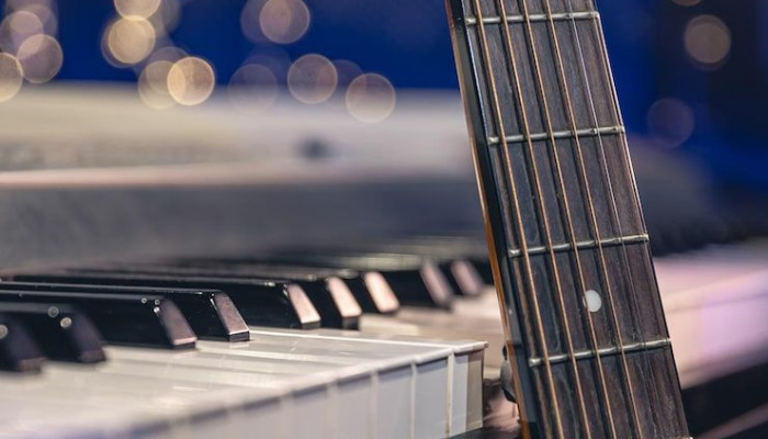 Guitar Piano Wallpaper