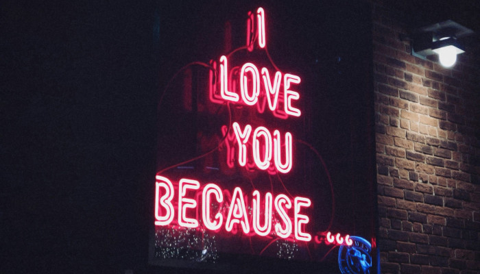 Neon Love Wallpaper