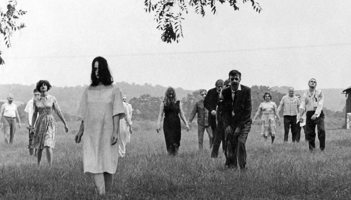 Black and White Horror Wallpaper