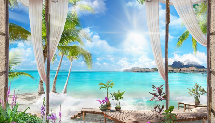 3D Sea Wallpaper