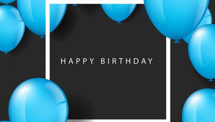 Blue Birthday Wallpaper