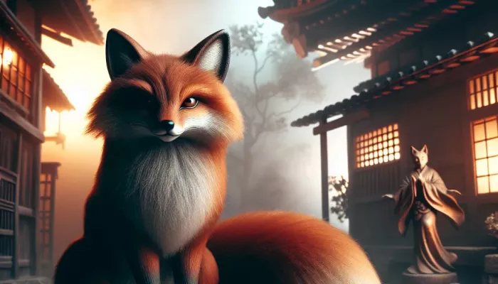 Japanese Fox Wallpaper