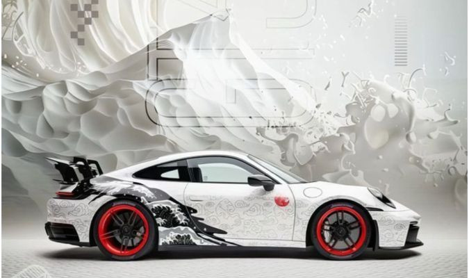 White Car Wallpaper