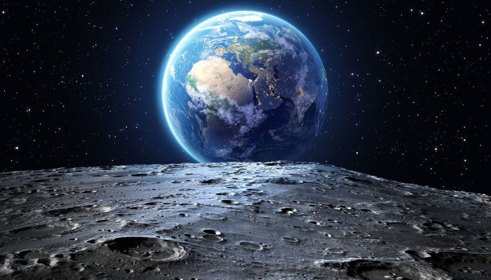 Earth From Moon Wallpaper