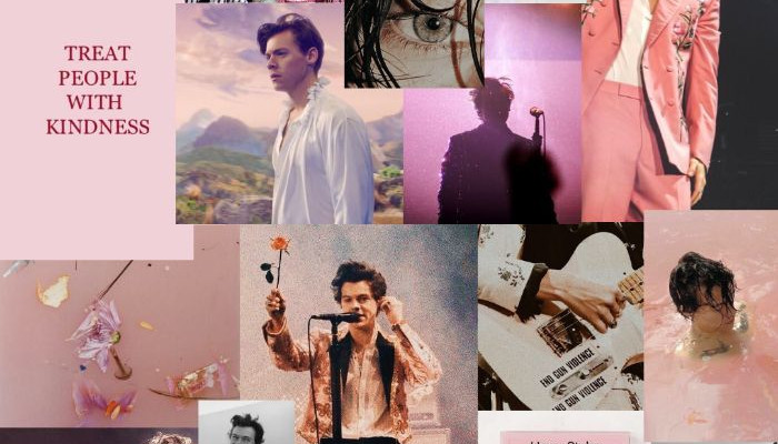 Harry Styles Collage Wallpaper