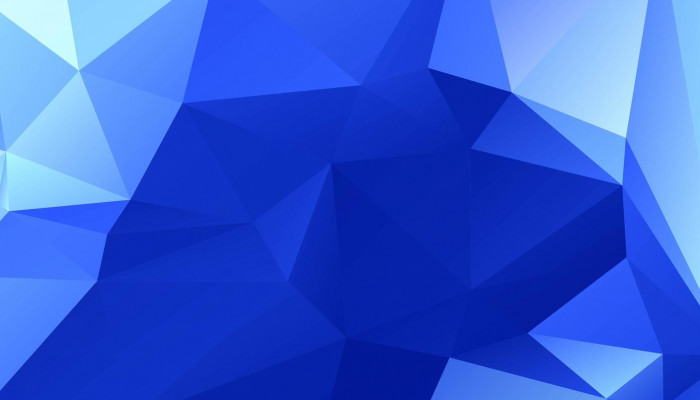 Blue Polygon Wallpaper