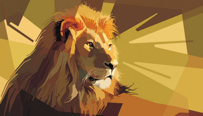Lion Vector Wallpaper