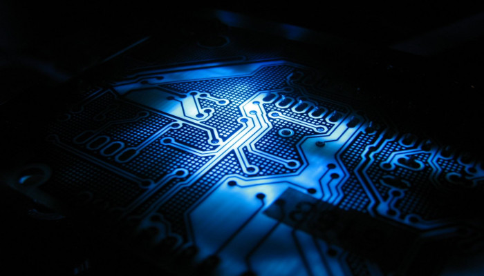 Blue Metal Wallpaper