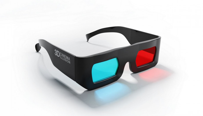 3D Glasses Wallpaper