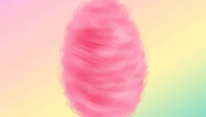 Rainbow Cotton Candy Wallpaper