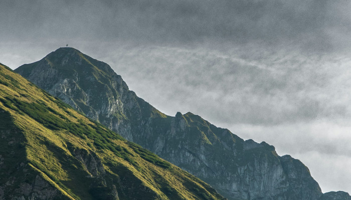 Cloudy Mountain Wallpaper