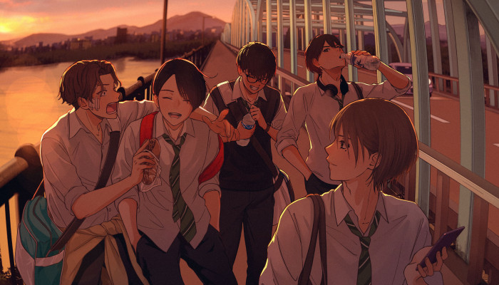 Anime Friends Wallpaper
