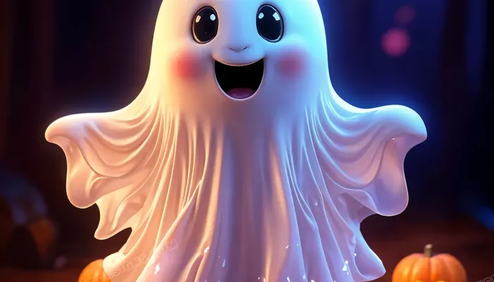 Cute Halloween Ghost Wallpaper