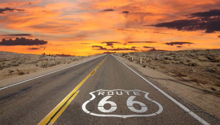 Route 66 4K Wallpaper