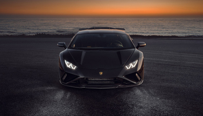 Black Car 8K Wallpaper