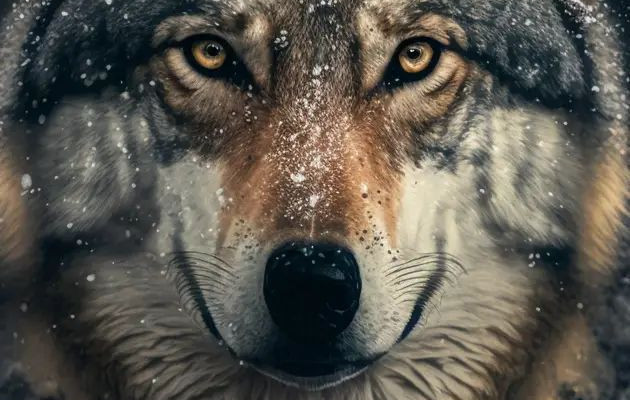 Snow Wolf Wallpaper