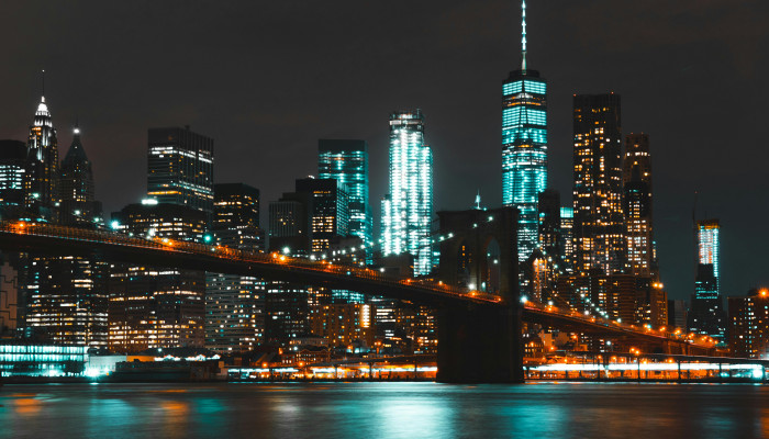 New York City at Night Wallpaper