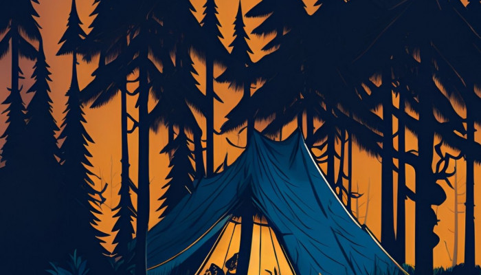 Camping Art Wallpaper