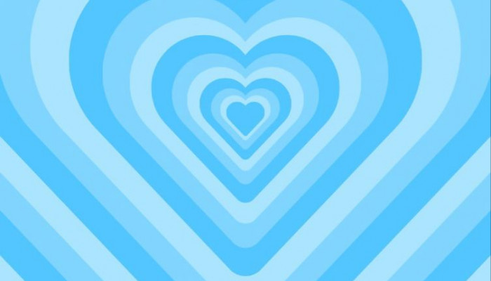 Light Blue Heart Wallpaper