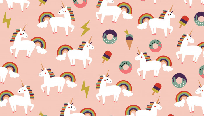 Unicorn Pattern Wallpaper